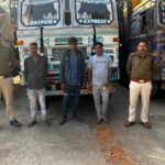 बिलासपुर पुलिस का अवैध कबाड़ पर बड़ा प्रहार: 31.6 टन कबाड़ जप्त, तीन वाहन जब्त