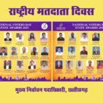 राष्ट्रीय मतदाता दिवस पर होगा सम्मान समारोह25 जनवरी को इंदिरा गांधी कृषि विश्वविद्यालय रायपुर में आयोजन