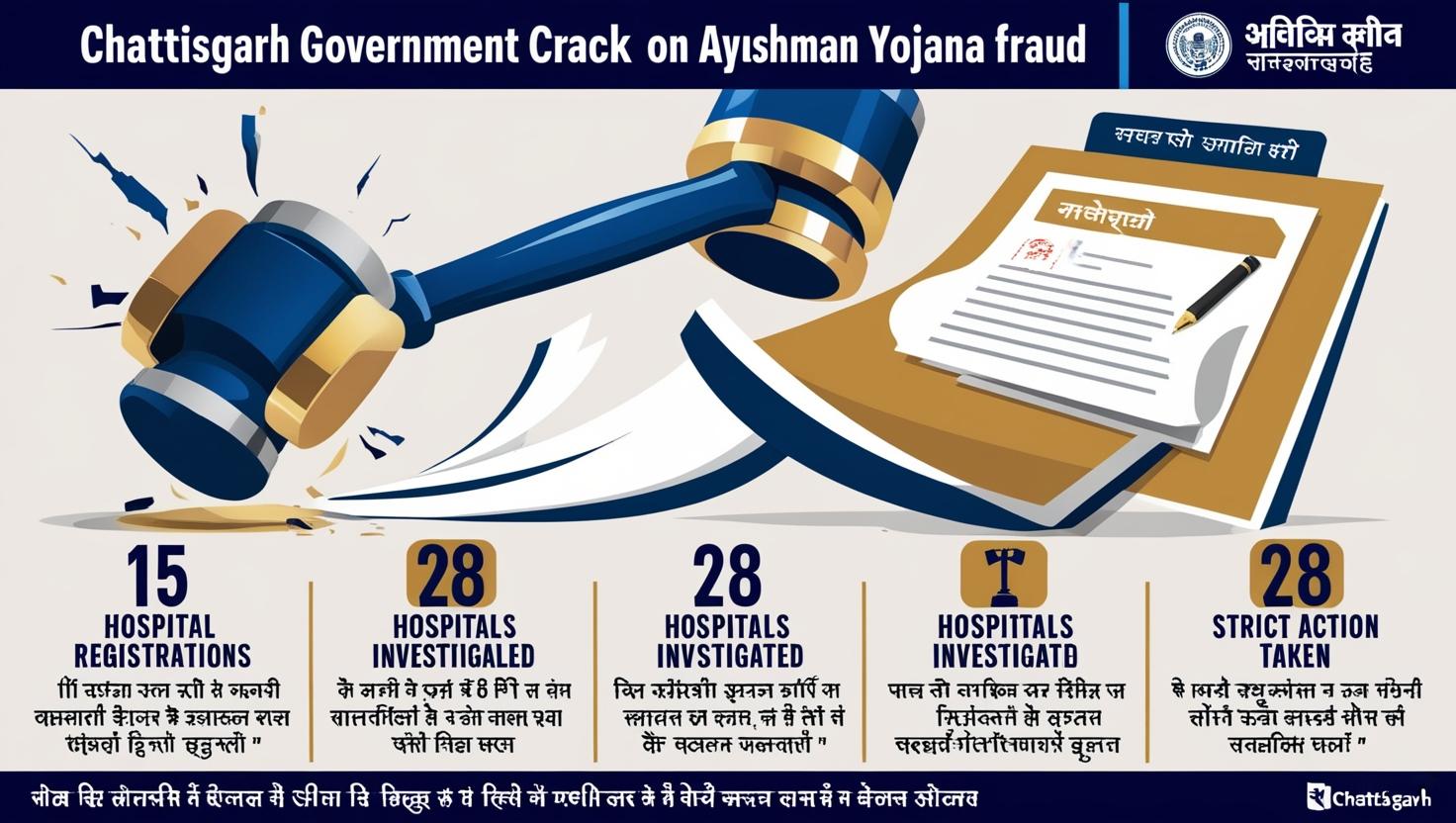 आयुष्मान योजना में फर्जीवाड़े पर सरकार की सख्त कार्रवाई, 15 अस्पतालों का पंजीयन रद्द
