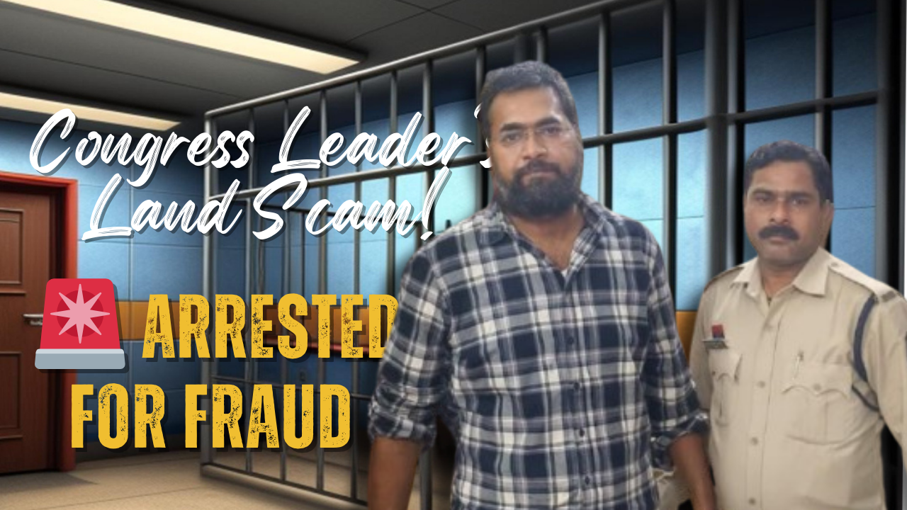 कांग्रेस नेता और प्रॉपर्टी डीलर सिध्दांशु मिश्रा फर्जीवाड़े में गिरफ्तार, जेल भेजा गया