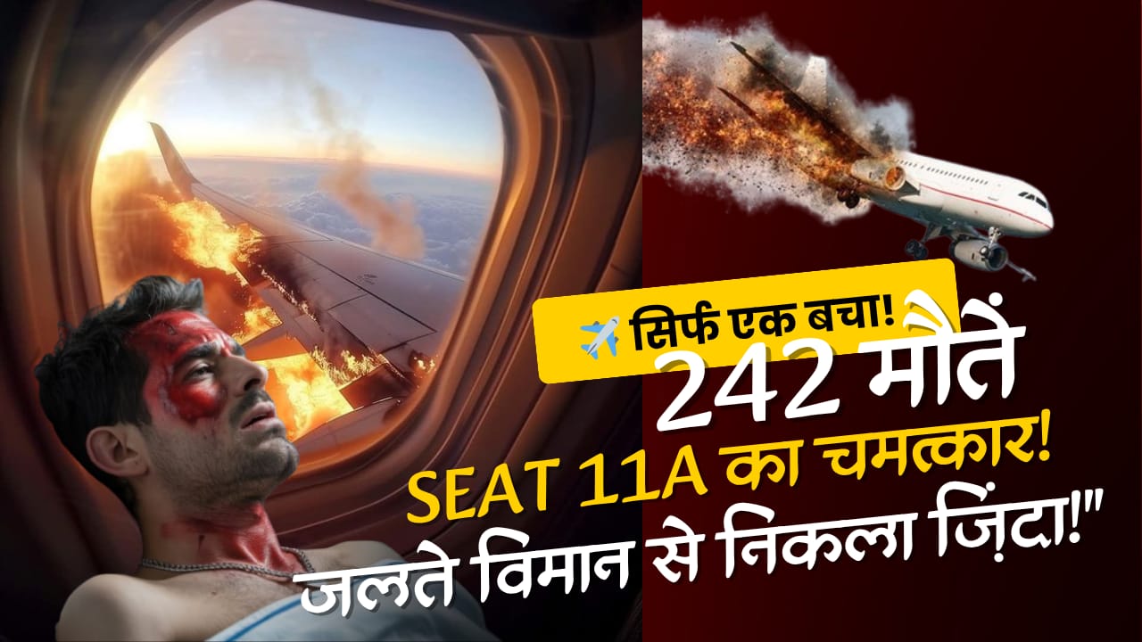 ✈️ LIVE UPDATE | अहमदाबाद विमान हादसा: एक यात्री हुआ जिंदा—Seat 11A का चमत्कार