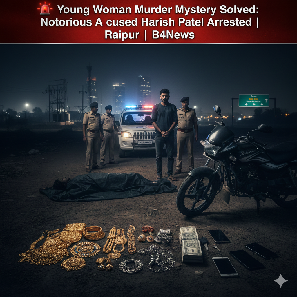 🚨 युवती हत्याकांड का खुलासा: शातिर आरोपी हरीश पटेल गिरफ्तार