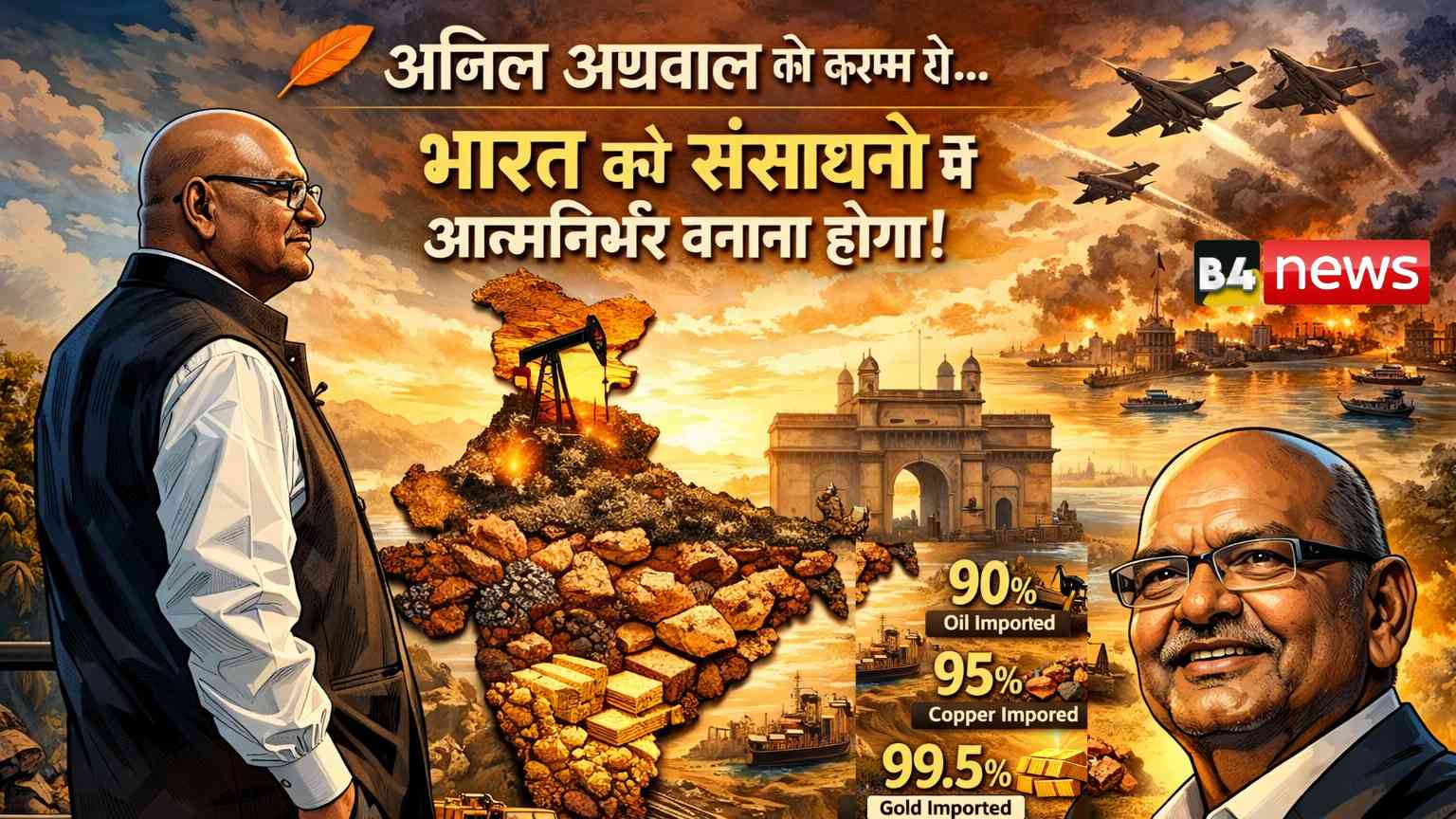 ✍️ मशहूर जानेमाने उद्योगपति अनिल अग्रवाल की कलम से – “भारत को संसाधनों में आत्मनिर्भर बनाना होगा”