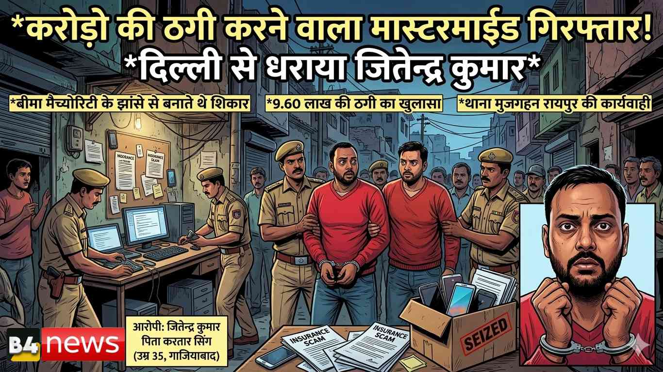 📰 फर्जी कॉल सेंटर से करोड़ों की ठगी: दिल्ली गिरोह का मास्टरमाइंड गिरफ्तार
