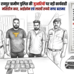 🟥 रायपुर ग्रामीण पुलिस की बड़ी कार्रवाई: जुआरियों पर रेड, मर्सिडीज कार और ₹42 लाख की संपत्ति जब्त