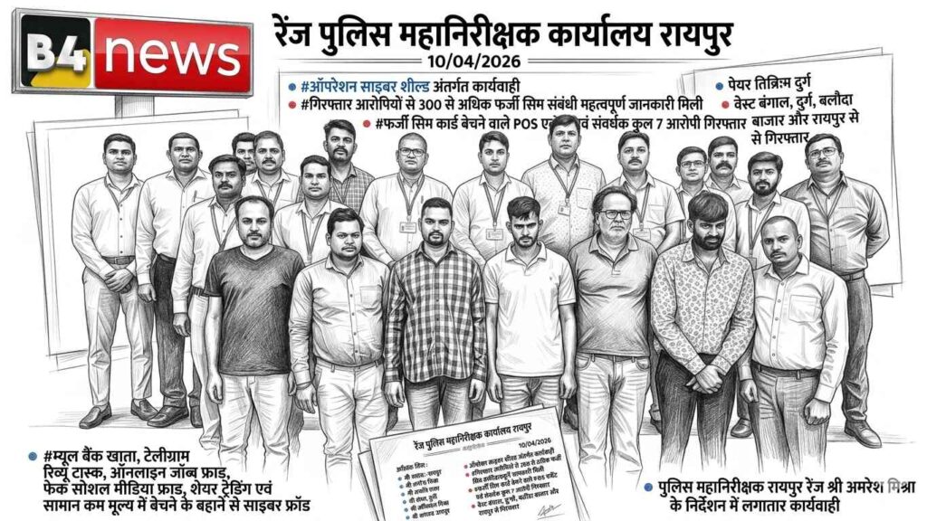 🚨 ऑपरेशन साइबर शील्ड: फर्जी सिम रैकेट का पर्दाफाश, 7 आरोपी गिरफ्तार