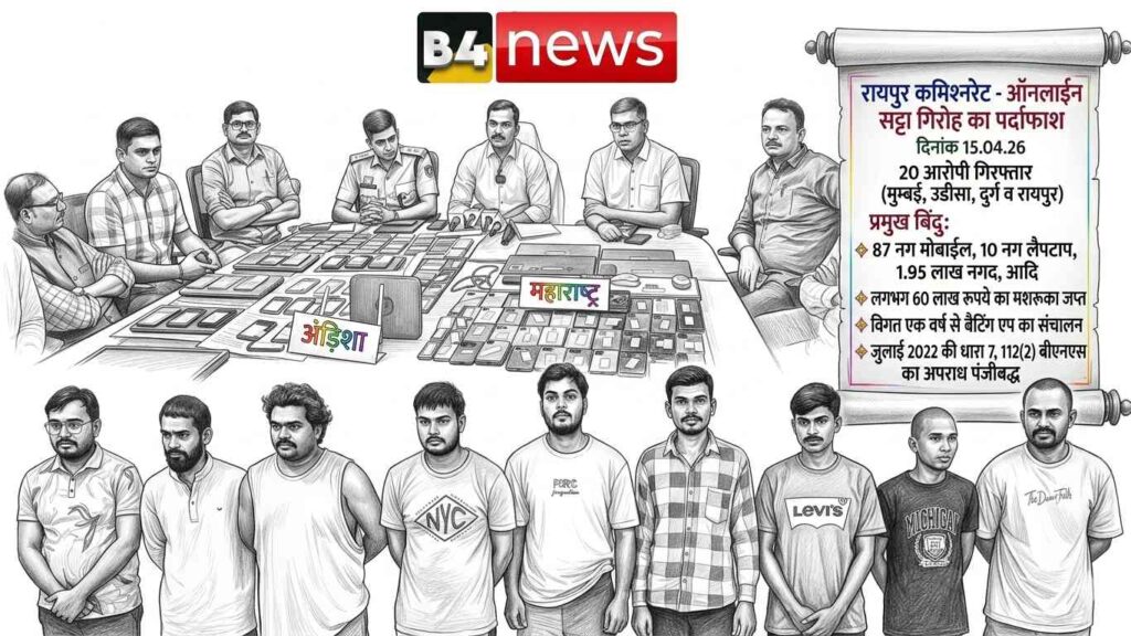 🟥 बड़ी कार्रवाई: ऑनलाइन सट्टा गिरोह पर कमिश्नरेट पुलिस का शिकंजा