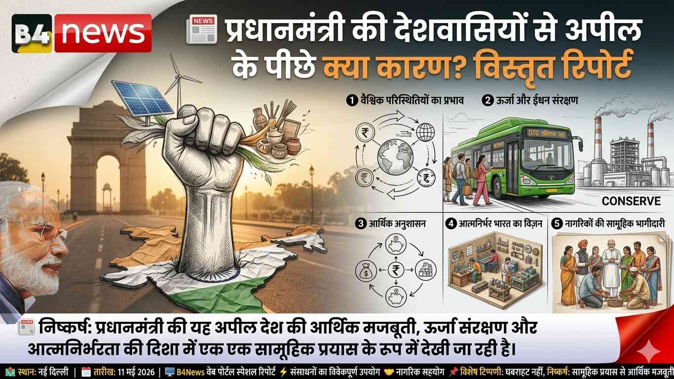 🇮🇳 प्रधानमंत्री की देशवासियों से अपील के पीछे क्या कारण? विस्तृत रिपोर्ट