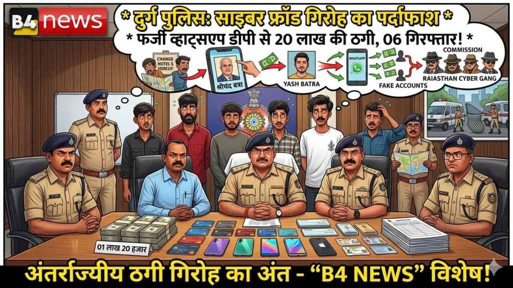 राजस्थान के अंतर्राज्यीय साइबर फ्रॉड गिरोह का पर्दाफाश