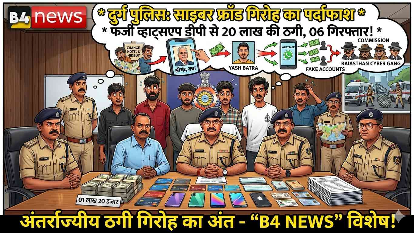 राजस्थान के अंतर्राज्यीय साइबर फ्रॉड गिरोह का पर्दाफाश