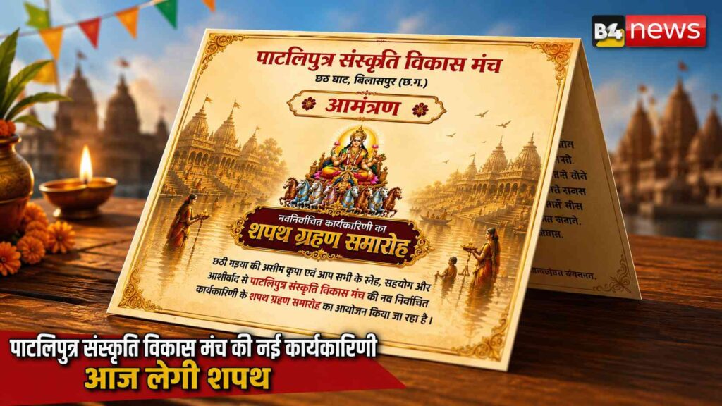 पाटलिपुत्र संस्कृति विकास मंच की नई कार्यकारिणी आज लेगी शपथ